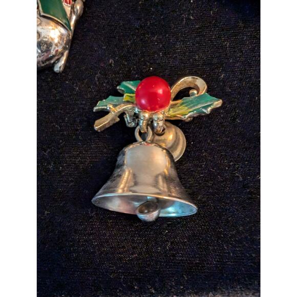 Lot of Seven Vintage Christmas Pins - Picture 7 of 10